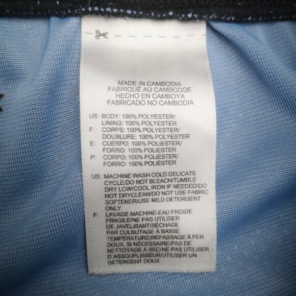 2 / $30.00 - Reebok Youths Size Medium Black & Blue Play Dry Tie Waist Shorts - Picture 4 of 12